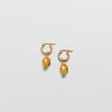Gold Mango Huggie Hoops - Admiral Row