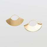 Gold Mini Fan Earrings - Admiral Row