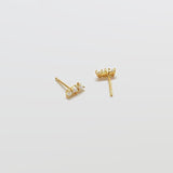 Gold Opal Bar Earrings - Admiral Row