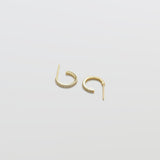 Mini Pave Gold Hoop - Admiral Row