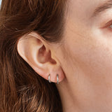Silver Double Pack - Mini Hoop Earrings - Admiral Row