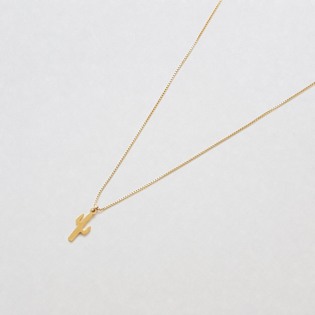 Gold Cactus Necklace - Admiral Row