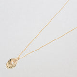 Gold Opal Sun Medallion Necklace - Admiral Row
