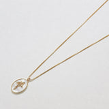 Mother of Pearl Flower Pendant Necklace - Admiral Row