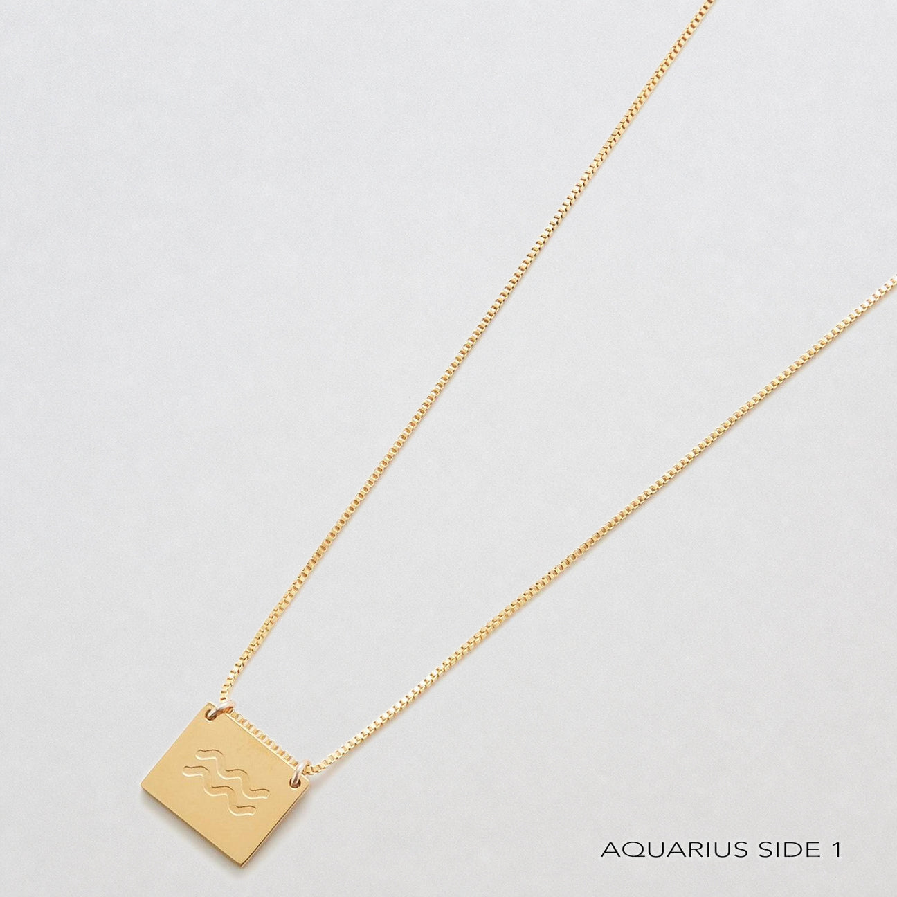Zodiac Double-Sided Astrology Necklace - Admiral Row
