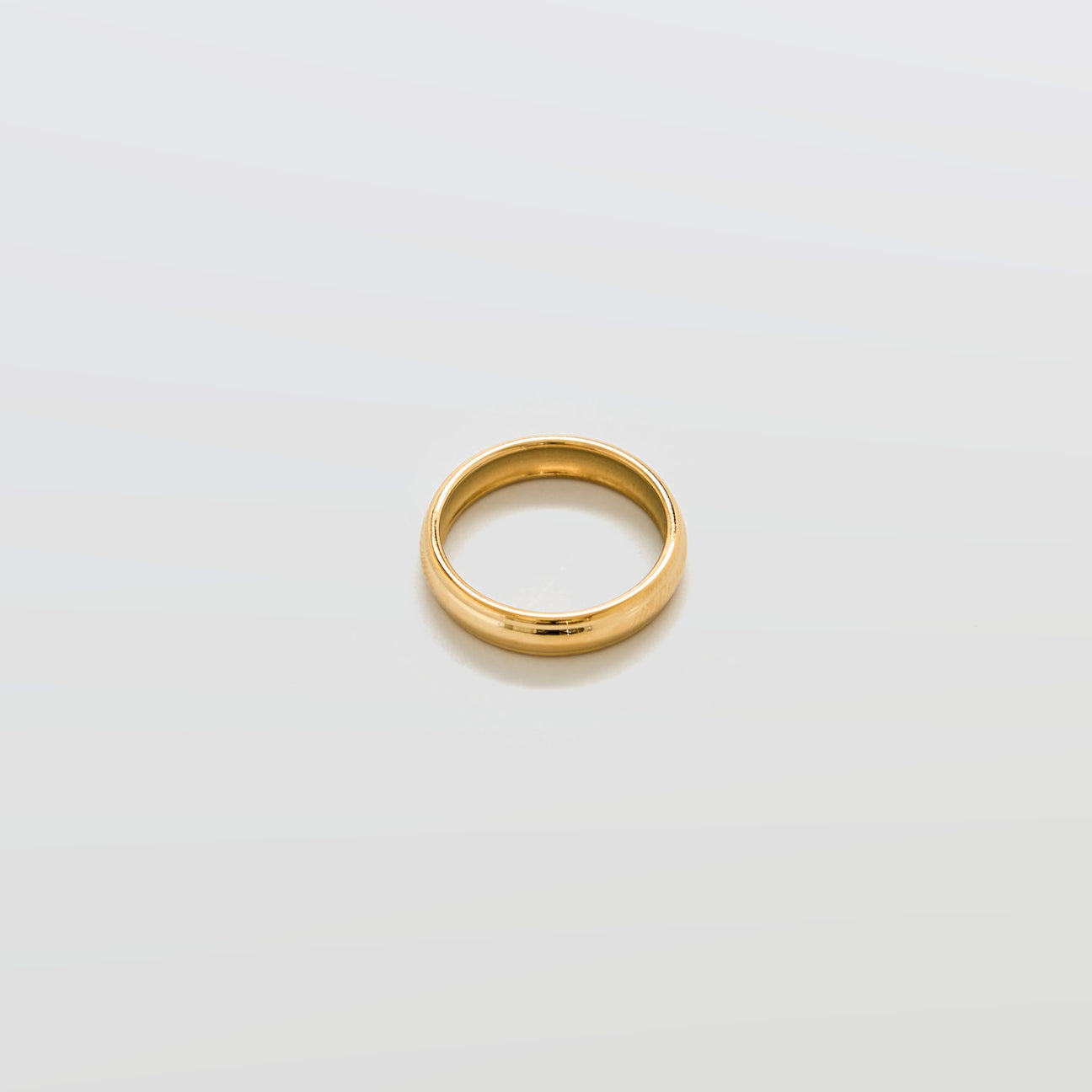 Gold Wide Barrel Stacking Ring - Admiral Row
