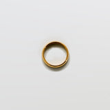 Gold Wide Barrel Stacking Ring - Admiral Row