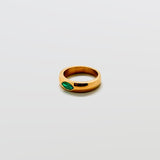 Green Marquise Stacking Ring - Admiral Row