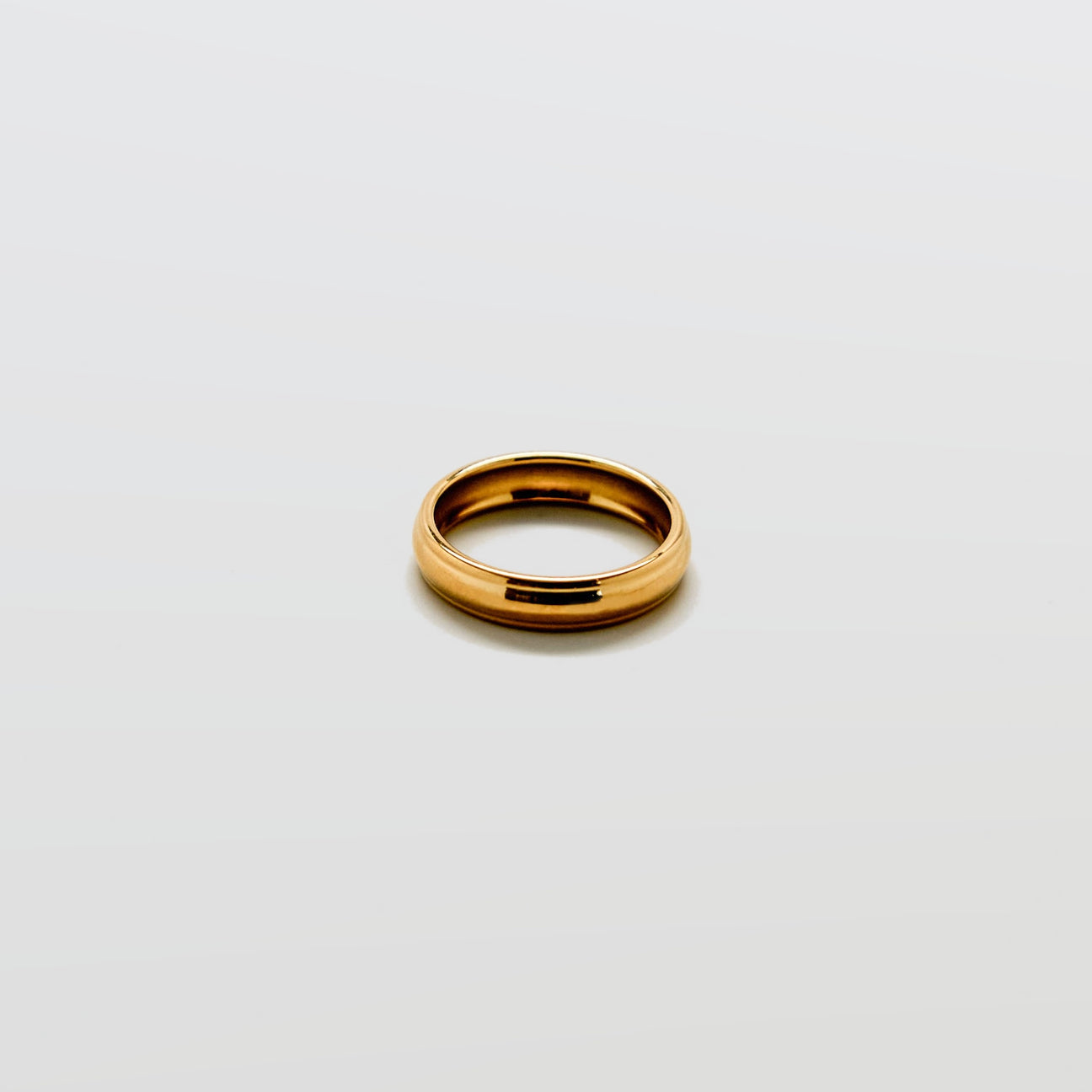 Gold Wide Barrel Stacking Ring - Admiral Row
