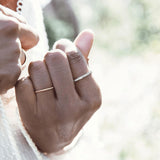 Pave Silver Stacking Ring - Admiral Row