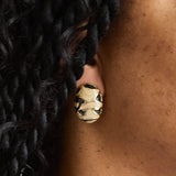 Vintage Abstract Oval Earrings - Admiral Row