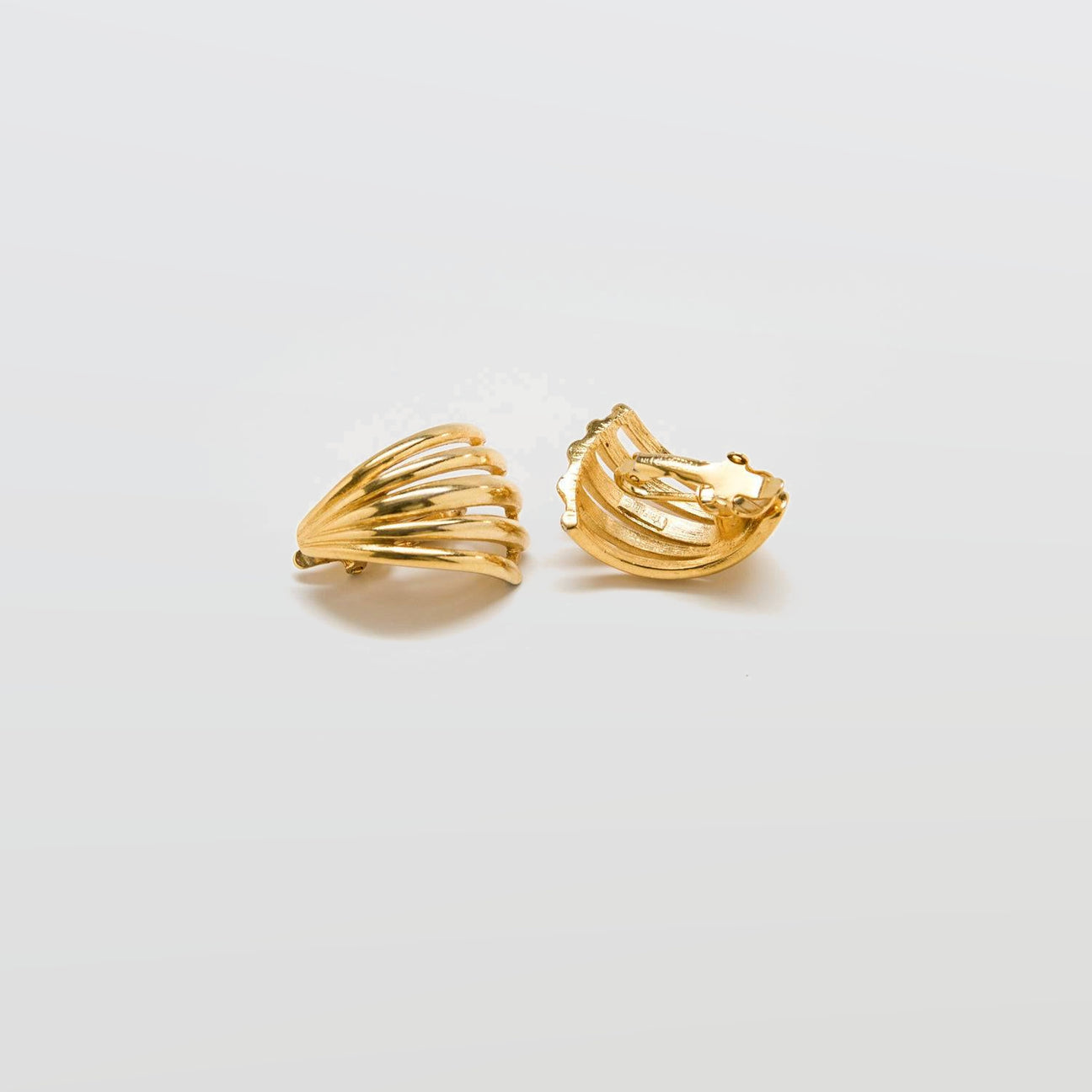 Vintage Trifari Cutout Earrings - Admiral Row