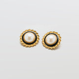 Vintage Park Lane Pearl Twist Earrings - Admiral Row