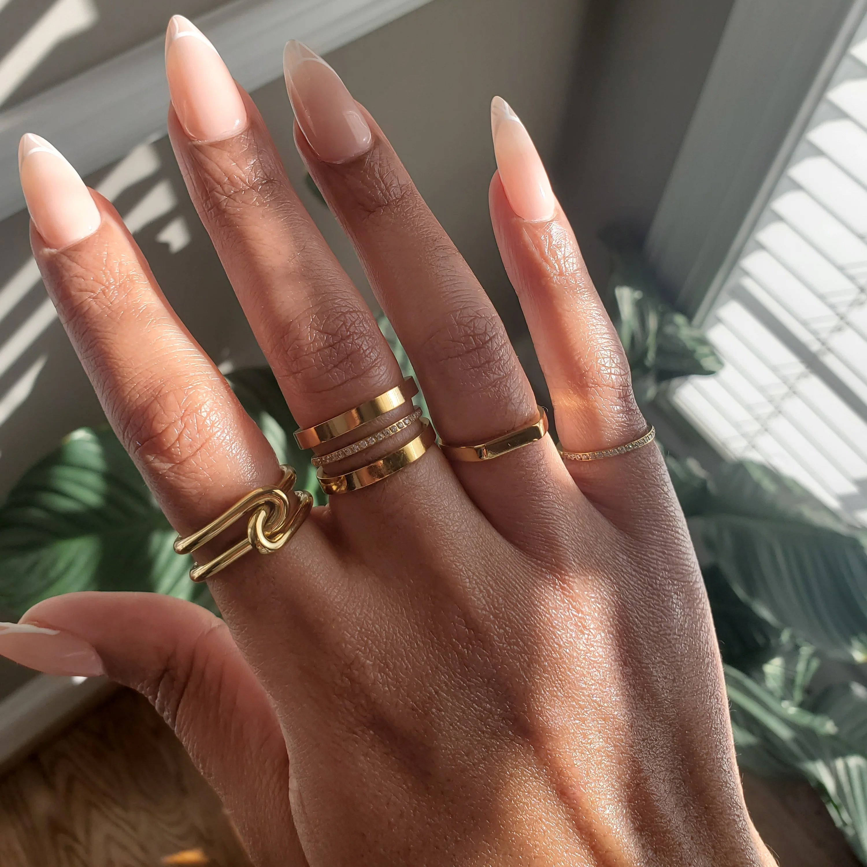stacking rings for slim fingers