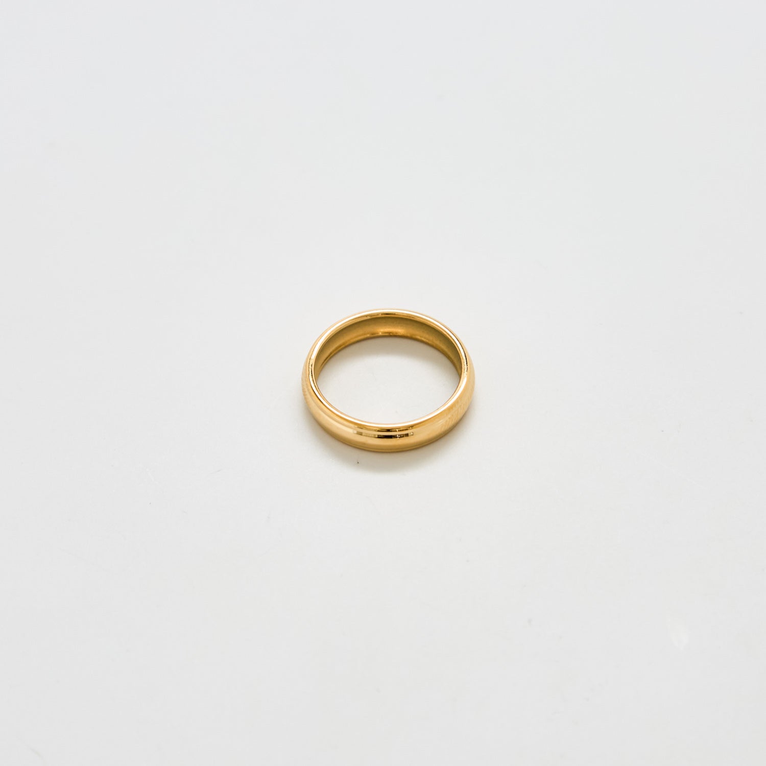 Gold Wide Barrel Stacking Ring - Admiral Row