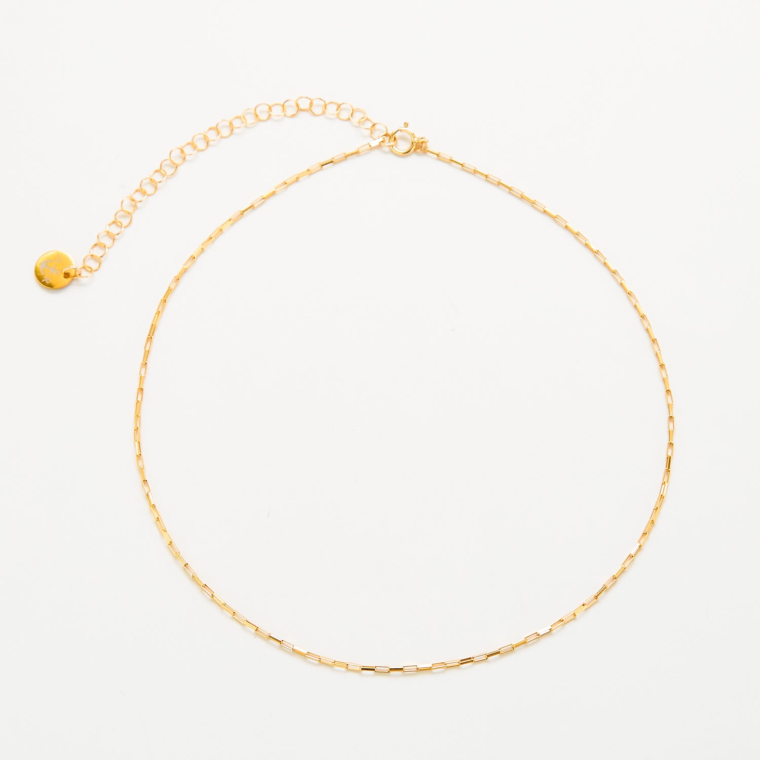 Gold Bar Choker Necklace - Admiral Row