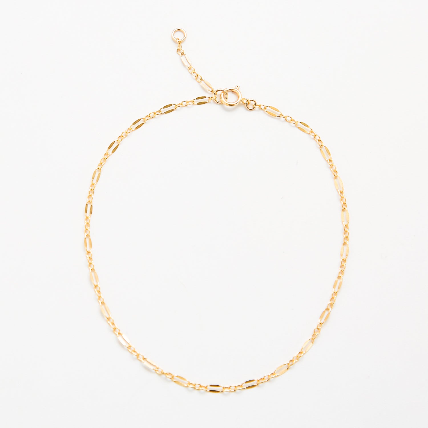 Dainty Double Link Chain Anklet - Admiral Row