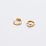 Opal Mini Huggie Hoop Earrings