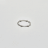 Pave Silver Stacking Ring