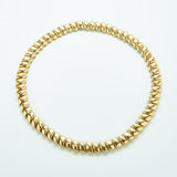Vintage Gold Beaded Statement Necklace