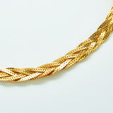 Vintage Braided Snake Chain Necklace