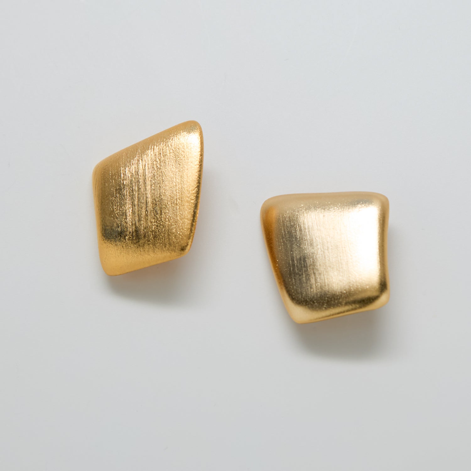 Vintage Gold Abstract Earrings