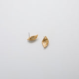 Vintage Gold Ellipse Earrings