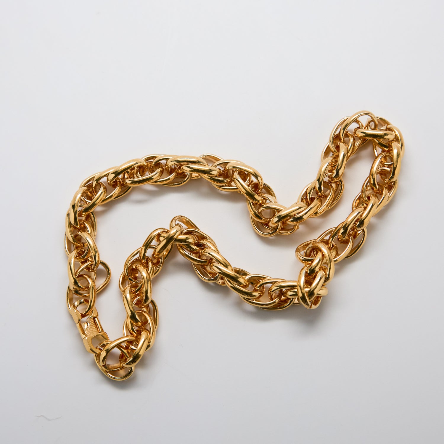 Vintage Rope Chain Statement Necklace