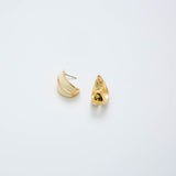 Vintage Trifari Off White and Gold Earrings