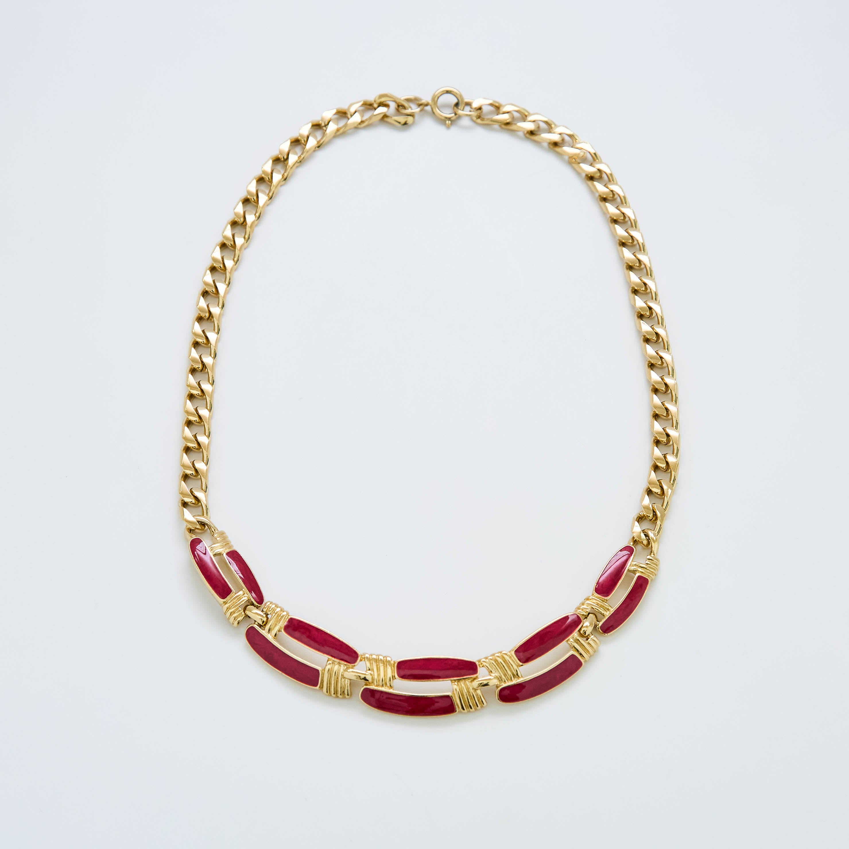 Vintage Trifari Art Deco Statement Necklace
