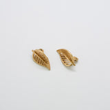 Vintage Monet Gold Leaf Earrings