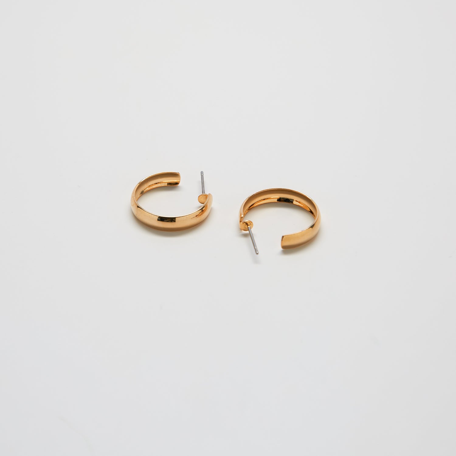 Vintage Gold Mini Hoop Earrings