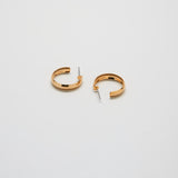 Vintage Gold Mini Hoop Earrings