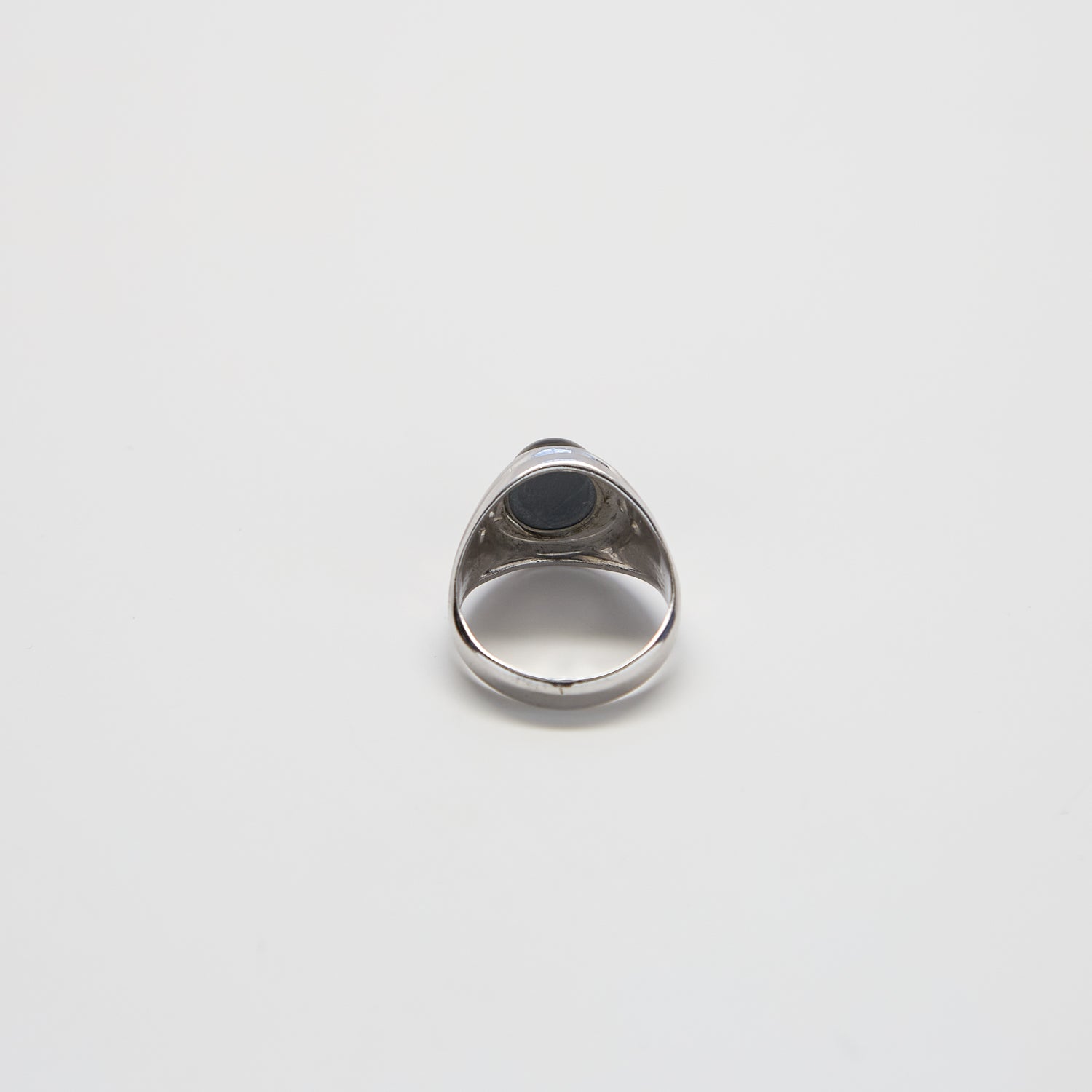 Vintage Grey and Silver Statement Ring