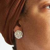 Vintage Silver Criss-cross Earrings