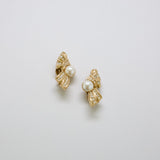 Vintage Swarovski Pearl Bow Earrings