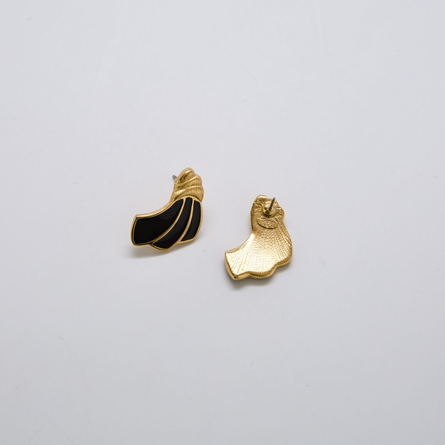 Vintage Trifari Gold Wing Earrings - Admiral Row
