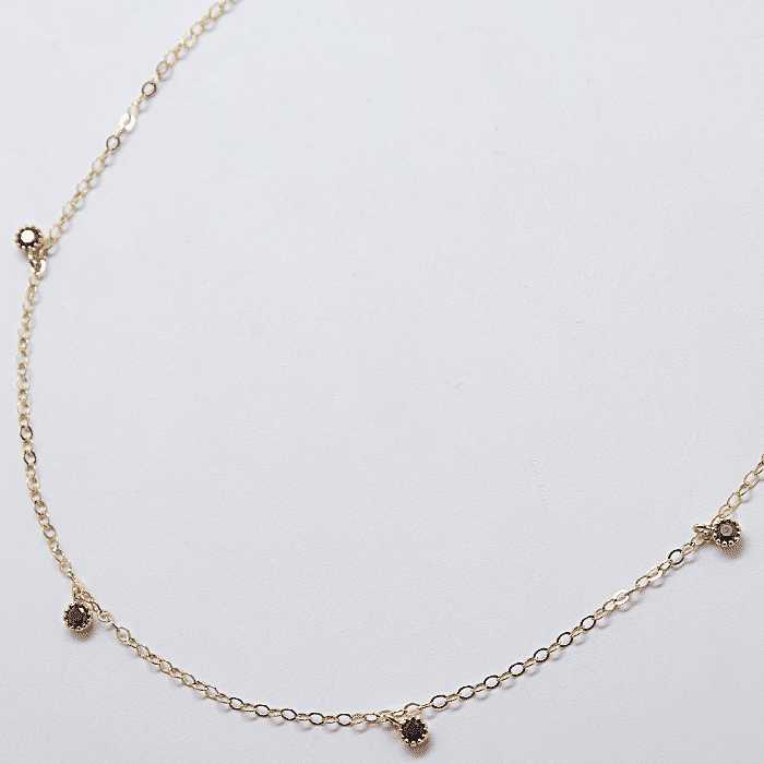 Black CZ Choker Necklace - Admiral Row