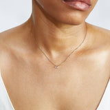 Dainty Opal Cluster Charm Necklace - Admiral Row