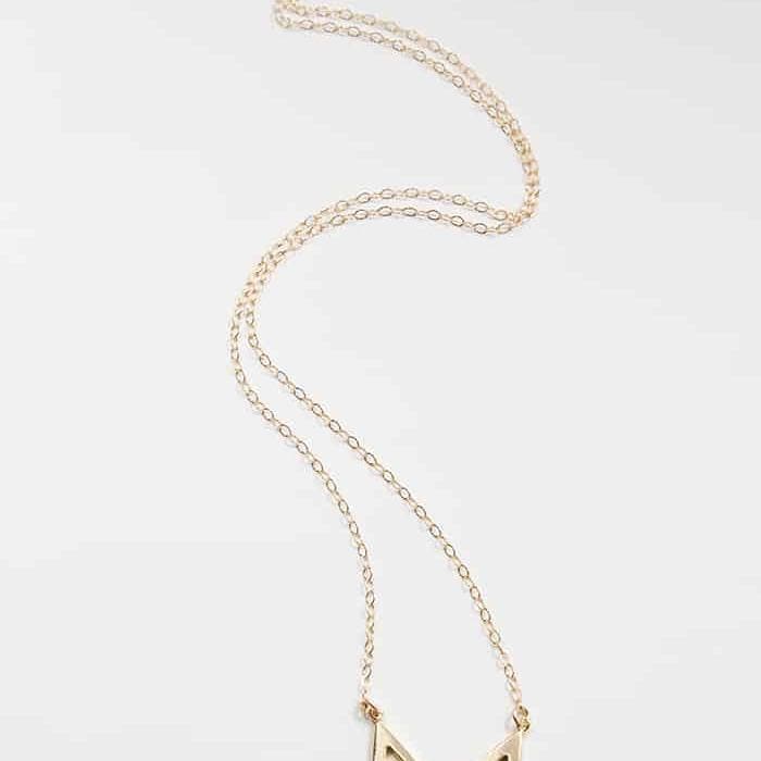 Gold Chevron Necklace - Admiral Row