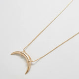 Gold Double Horn Necklace - Admiral Row