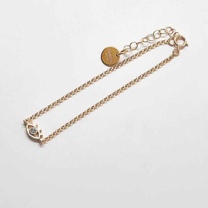Gold Evil Eye Bracelet - Admiral Row