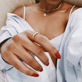 Gold Flat Top Ring - Admiral Row