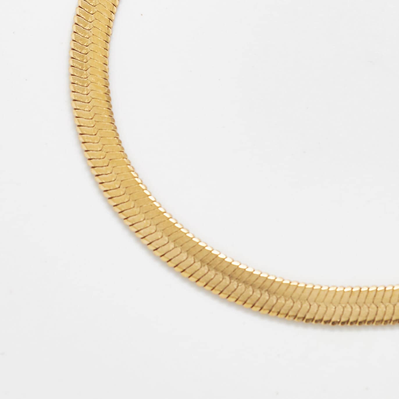 Gold Herringbone Bracelet - Admiral Row