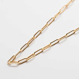 Gold Paperclip Chain Necklace - Best Seller - Admiral Row