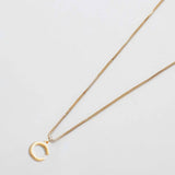 Gold Dainty Initial Necklaces - Admiral Row