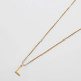 Gold Dainty Initial Necklaces - Admiral Row