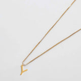 Gold Dainty Initial Necklaces - Admiral Row
