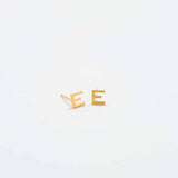 Gold Initial Earrings - Admiral Row