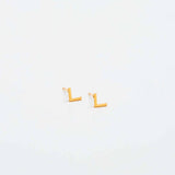 Gold Initial Earrings - Admiral Row